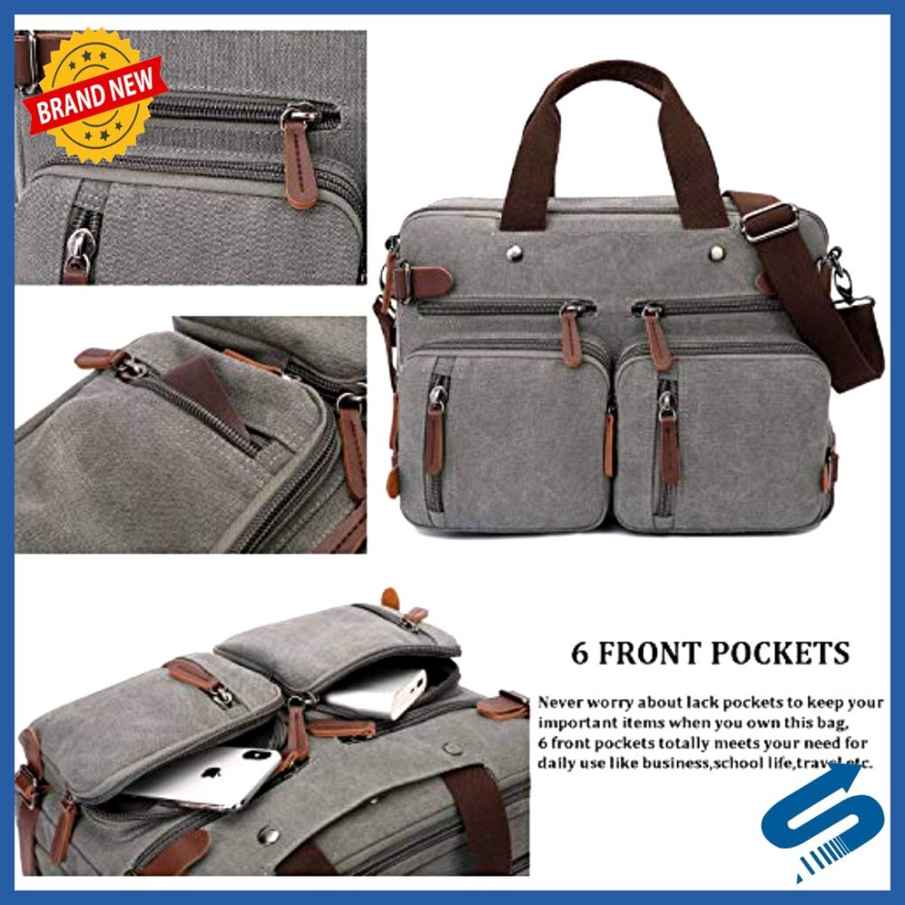 Convertible Laptop Backpack Multi-Functional Trav… - image 5